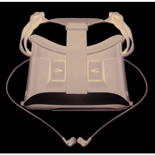 Okulary 3D z ABS ze słuchawkami Biały MO9072-06 (5)