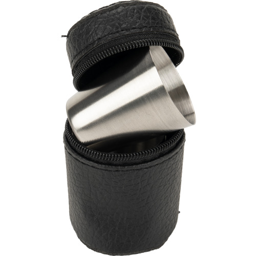 Zestaw piersiówka 266 ml, kieliszki 30 ml i lejek TAHAT Schwarzwolf Czarny F5001200AJ303 (5)