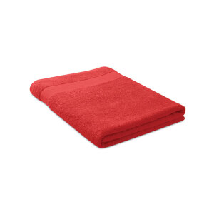 Ręcznik baweł. Organ.  180x100 czerwony