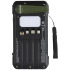 Soldy powerbank solarny o pojemności 10 000 mAh z dynamem wykonany z tworzyw sztucznych pochodzących z recyklingu z certyfika Zieleń wojskowa 12434664 (4) thumbnail