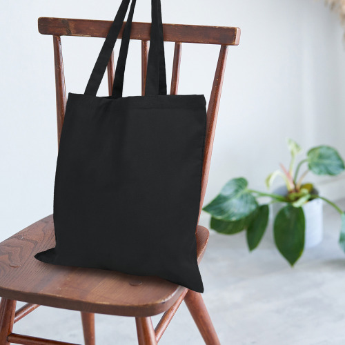 Torba bawełniana na zakupy | Rabia Czarny VA055-03 (1)