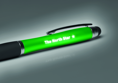 Długopis z lampką zielony MO9142-09 (3)