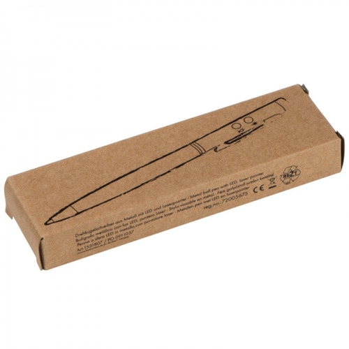 Wskaźnik laserowy metalowy z długopisem DETROIT Szary 531807 (4)