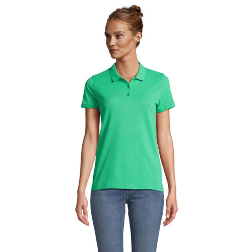 PLANET Damskie POLO 170g Wiosenna Zieleń S03575-EO-L 
