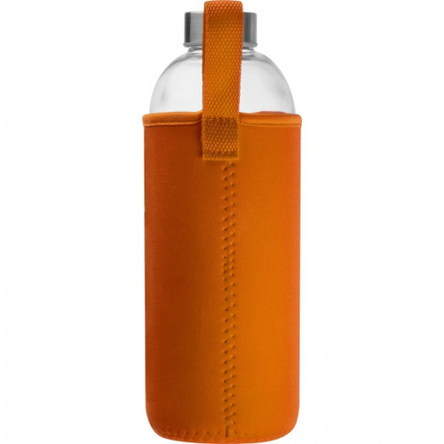 Butelka szklana z pokrowcem 1000 ml JESSICA Pomarańczowy 6242710 (8)