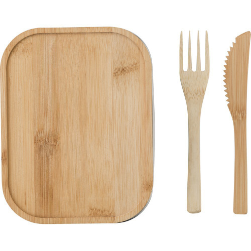 Pudełko śniadaniowe 600 ml Brązowy V9927-16 (8)