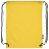 Plecak Oriole ze sznurkiem ściągającym z recyklowanego plastiku PET Żółty 12046111 (4) thumbnail