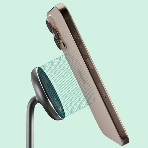 Magnetyczna ładowarka bezprzewodowa 2 w 1, 15W Hama Czarny VH066-03 (10)