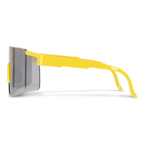 Sportowe okulary przeciwsłoneczne Tom R-PC z lustrzanymi soczewkami UV400 Asortyment fluoru / żółty LT86730-N9941 (2)