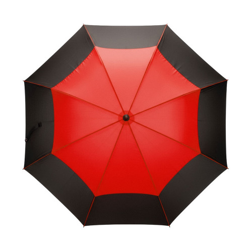 Parasol sztormowy 27", automatyczny AWARE™ RPET Czerwony P850.684 (1)