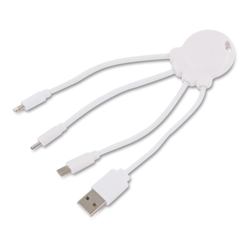 2087 | Xoopar Octopus Charging cable Biały LT41005-N0001 (7)
