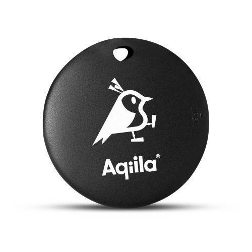 Wodoodporny lokalizator Aqiila Tagbird z dzwonkiem rowerowym Czarny LT45202-N0002 (5)
