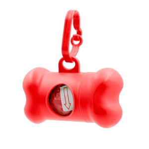 Zasobnik z woreczkami na psie odchody | Zoga Czerwony