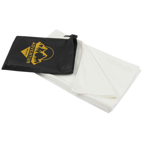 Lucas ręcznik sportowy RPET 70x140 cm Biały 11350301 (1)