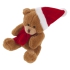 Nathan Brown, pluszowy miś świąteczny brązowo-czerwony HE261-56 (2) thumbnail