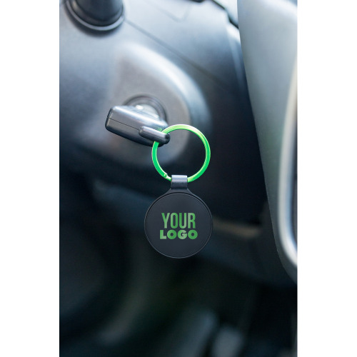 Okrągły brelok do kluczy | Ando Jasnozielony VA097-10 (1)