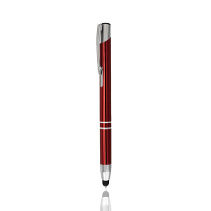 Długopis aluminiowy, touch / Alumy Dark Red