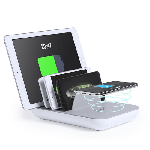 Bezprzewodowa ładowarka do telefonu Szary V3845-19 (1)