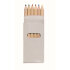 6 kolorowych ołówków wielokolorowy KC2478-99  thumbnail