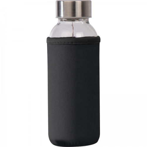 Butelka szklana z pokrowcem 300 ml LOTTE Czarny 6098503 (5)