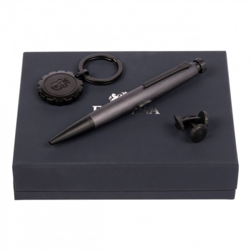 Zestaw upominkowy Festina długopis, brelok i spinki do mankietów - FAK198A + FJM221A + FSC1524D Czarny FPBKM221A 
