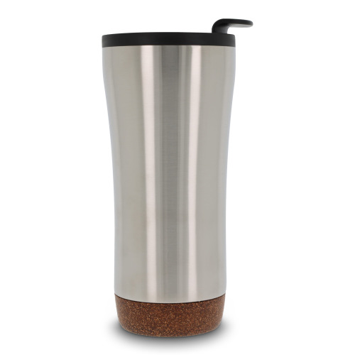 Kubek o podwójnych ściankach z korkową podstawą 480ml Srebrny LT98848-N0005 (2)