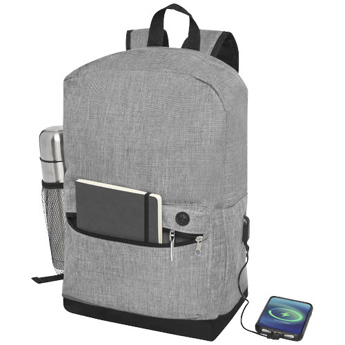 Biznesowy plecak na laptopa 15,6 cala Hoss Heather medium grey 12051106 (6)