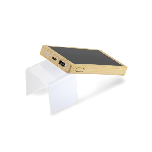 Powerbank solarny SOLBAM 5000 mAh Beżowy 45140-17 (1)