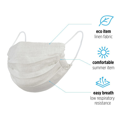 Maseczka wielokrotnego użytku Neutralny V9795-00 (4)