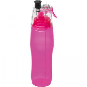 Butelka plastikowa ze spryskiwaczem 700 ml ELEANOR Różowy