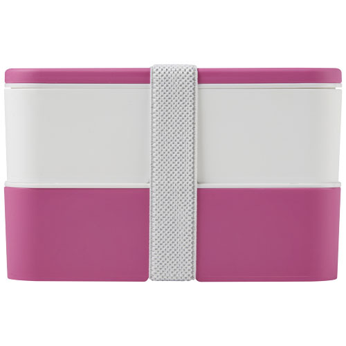 MIYO dwupoziomowe pudełko na lunch Różowy 21047004 (2)