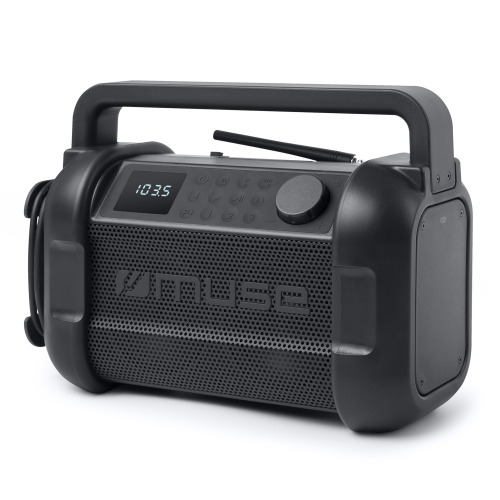 M-928 | Muse radio robocze z bluetooth 20W z radiem FM Czarny LT55007-N0002 