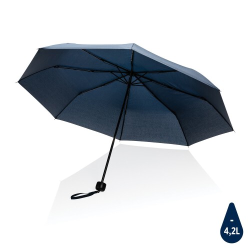 Mały parasol automatyczny 21" Impact AWARE rPET niebieski P850.585 