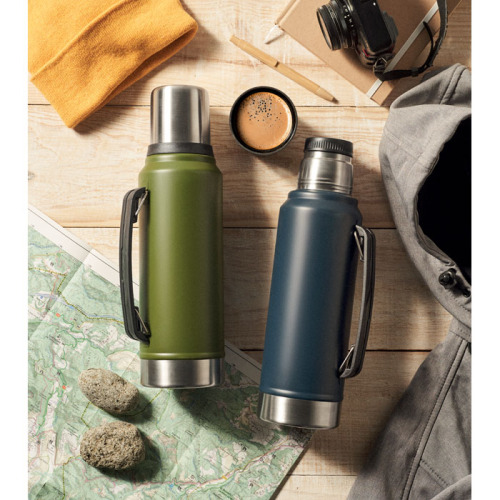Termos dwuścienny 1L Ciemnozielony MO2710-60 (1)