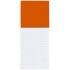 Notatnik (kartki w linie) z magnesem pomarańczowy V5924-07  thumbnail