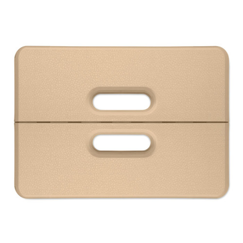 Przenośny, składany stołek Bezowy MO2831-13 (1)