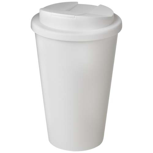 Kubek Americano® POP 350 ml termoizolowany, z pokrywką zabezpieczającą przed rozlaniem Biały 21079401 