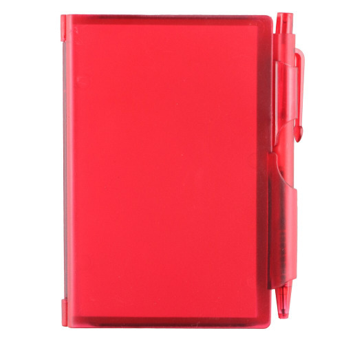 Notatnik z długopisem czerwony V2249-05 (3)