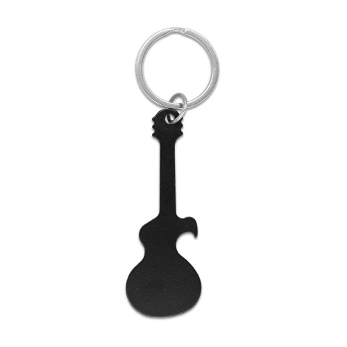 Brelok do kluczy, otwieracz do butelek „gitara elektryczna” | Meles Czarny V4756-03 (2)