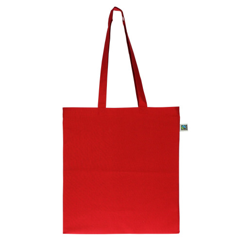 Torba Fairtrade długa 140g 38x42 Czerwony LT95253-N0021 (1)