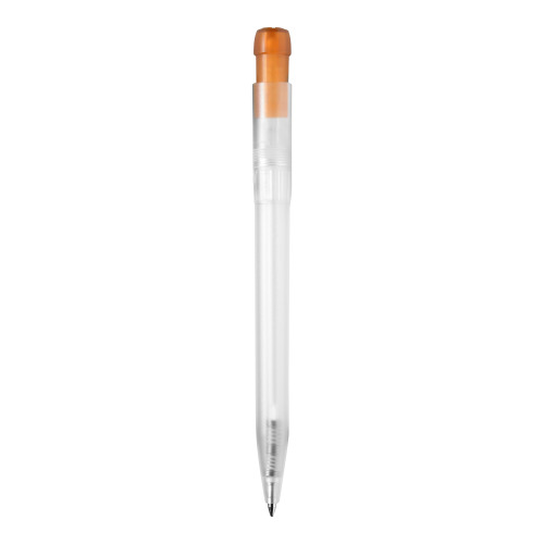Długopis Ingeo TM Pen Clear przejrzysty Ecru / pomarańczowy LT87543-N5426 (1)