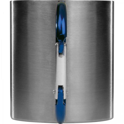 Kubek metalowy z karabińczykiem 200 ml ANGELICA Niebieski 8136704 (5)