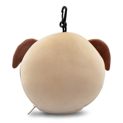 Pluszowy pies, zagłówek podróżny, maska na oczy | Atta Beżowy HE848-20 (7)