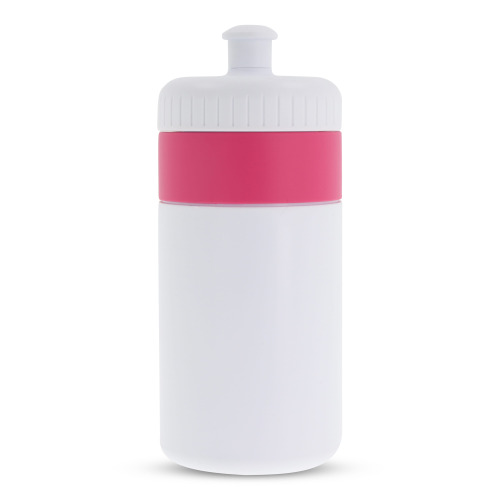 Bidon Sportowy Z Obwódka 500ml Biały / różowy LT98735-N0176 