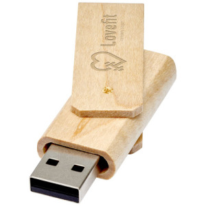 Drewniana pamięć USB Rotate
