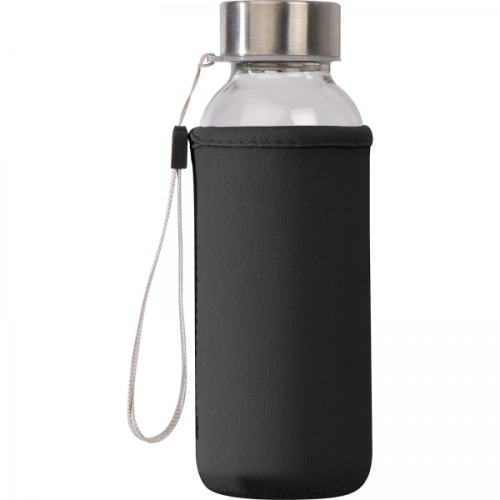 Butelka szklana z pokrowcem 300 ml LOTTE Czarny 6098503 (3)