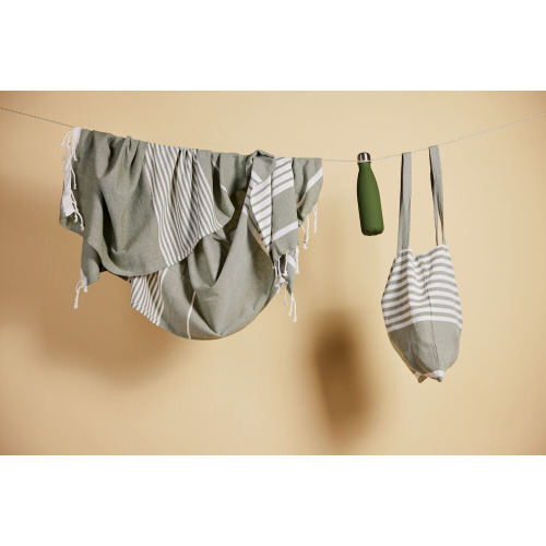 Ręcznik ELLA HAMAM 90x170cm, zielony Zielony 5018467- (6)