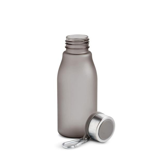 Matowa butelka RPET o pojemności 350 ml z karabińczykiem / Bijou Czerwony IP37071852 (2)
