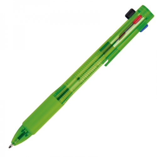 Długopis plastikowy 4w1 NEAPEL jasnozielony 078929 (5)