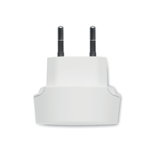 Ładowarka Euro USB (AC) biały MO6883-06 (3)